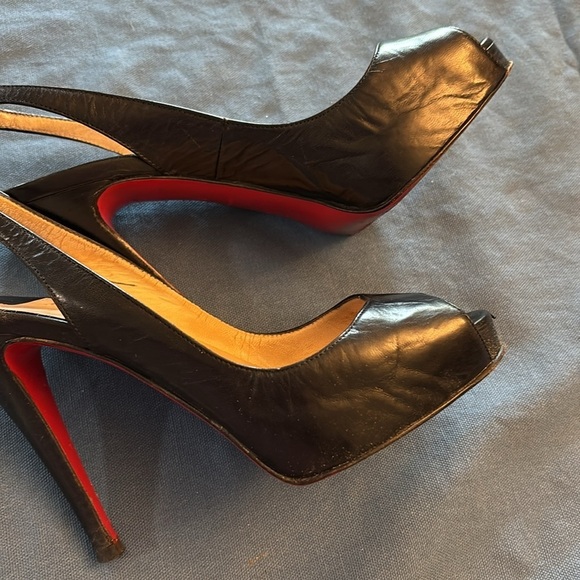 Vintage Christian Louboutin Black Stiletto Heels - Picture 13 of 13